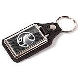 Graphics 'n' Tees Car Keyring Keychain Aftermarket Vauxhall Modern Style Design With Faux Leather Back