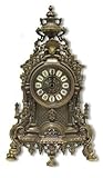 arterameferro Baroque Table Clock in Brass Baroque Shelf French Style