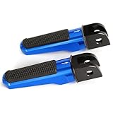 SOYTZBMK Motorcycle pegs Motorcycle Pedal Footrests For SUZUKI SFV650 GLADIUS 2009-2013 2014 2015 B-KING 2008 2009 2010 2011 Front Rider Foot Pegs(Blue)