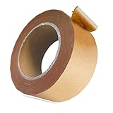 G4GADGET Kraft Paper Tape, Water Activated Gum Tape, 50mm x 50m, Strong Adhesive Packing Tape for Sealing Cardboard Boxes, Heavy Duty Tamper-Evident Packaging Tape for Moving, Shipping, and Storage