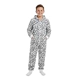 A2Z 4 Kids Girls Boys Leopard Snow Jumpsuits Soft - E.Soft Leopard Snow 11-12