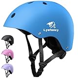 Lyefancy Kids Bike Helmet, Toddler Helmet for 2-13 Years Old Boys Girls, Children Helmet Adjustable Kids Helmet for Cycling, Biking, Scooter, Skating(Blue, S)