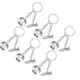 LLHCF Dynamic Football Player Keychain Zincs Alloy Keyring Soccer Shoe Pendant Holder Sports Enthusiast Gift Accessory Keychain For Men