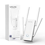 WAVLINK WiFi Extender Booster Wifi 6 AX3000 with Ethernet Port for Home, 5*5dBi Antennas WiFi Booster Range Extender, Internet Booster, Access Point, Dual Band (5GHz/2.4GHz), Coverage up to 3000sq.ft
