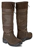 Toggi Canyon Long Country Boots, Waterproof, Chocolate Brown, (EU 38 Wide, Chocolate Brown)