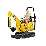 Bruder JCB 8010 CTS Micro Excavator with Figure