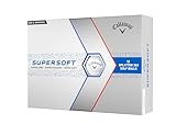 Callaway Golf Supersoft Golf Ball 2023 Blue Splatter Hybrid, One Dozen