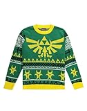 Difuzed Zelda - Hyrule Bright - Christmas Jumper (XXL) Green