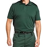 365 Workwear Ambulance Emergency Services Polo Shirt, Dark Green, Coolpass Fabric, with Epaulettes and Pen Pockets