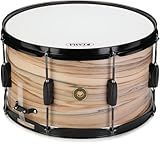 Tama WP148BK-NZW Snare Drum - 8" x 14" - Natural Zebra Wood