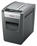 Rexel Momentum X410-SL Slimline Cross Cut Paper Shredder, Shreds 11-10 Sheets (70-80 gsm), 23 Litre Bin, Black, 2104573