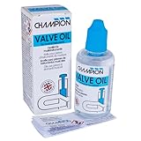 Champion Valve Oil (50ml) for Cornet, Trumpet, Flugelhorn, Tenor Horn, Trombone, Baritone Horn, French Horn, Euphonium, Tuba. Valve and Rotor Lubrication for Brass Musical Instruments. Made In The UK