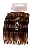 Pritties Accessories Set of 4 Tort Plain Hair Combs Slides 7cm (2.8'')
