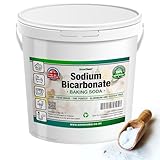 Grow Chem Baking Soda, Sodium Bicarbonate (5kg Bucket) UK MADE Pure Baking Soda for ECO Friendly Cleaning, Baking, Bath Bombs, Odour Removal and Teeth Cleaning