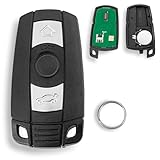 KR55WK49127 For BMW 1 3 5 6 Z4 X1 X3 X5 Series E46 E60 E61 E63 E64 E70 E71 E72 E90 E91 E92 Key Fob 868MHZ 3 Buttons Remote Car Key Fob with ID46 Chip Key Ring