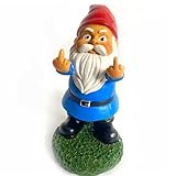 Garden Gnomes Funny Garden Ornaments Outdoor - Rude Garden Gnomes Middle Finger Gifts - Gnomes Garden's Ornaments Outdoor or Indoor