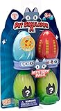 Pet Simulator X - 4 Mystery Figures Eggs - Ages 6 and up - Video Game Characters - Lansay