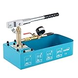 KATSU Pipeline Pressure Test Pump, Manual Hand Power Hydraulic 7L 0-60Bar Leakage Tester for Water Pipe System Installation Inspection 318926