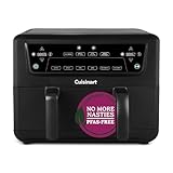 Cuisinart XXL10.4L Air Fryer with 2 x 5.2L Drawers |PFAS Free|Chemical-free cooking | Air Fry, Roast, Grill, Bake, Dehydrate, Max Crisp, Keep Warm | Dual Zones - cook 8+ portions|Dishwasher Safe