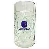 Lowenbrau Stein Glass