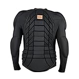 BenKen Ultra Light Protective Gear Skiing Body Armor Spine Back Protector Outdoor Sports Anti-Collision Clothing for Snowboard Skating Skiing Riding Motorcycle Motocross, Size XXL