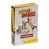 Waddingtons Number 1 Spitting Image Playing Cards Game, play with characters from the TV series including Boris Johnson and Meghan Markle, gift and toy for players aged 8 plus