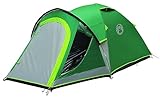 Coleman Kobuk Valley Camping Tent | lightweight 4 Person Igloo Tent with extra dark bedroom | 4 Man Dome Tent with Awning | 100% waterproof WC 4.500,Kobuk Valley 4+