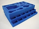 KR Multicase Standard card figure case with Tray set for Craftworlds Eldar: 1x Wave Serpent/Falcon, 1x Vyper, 12x Jetbikes, 72 troops/Fast Attack in 5 Trays