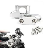 KXGHC For T&riumph Street Triple 675/R 2010 2011 2012 2013 2014 2015 2016 28mm 1 1/8" Handlebar Riser Back Moved Up Mount Riser Fat Bar Riser