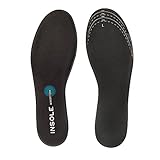 Memory Foam Insoles for Men and Women, Replacement Shoe Inserts for Sports Shoes, Cut-to-Size Comfort Inner Soles for Trainers Sneakers Work Boots and Walking Shoes