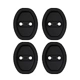 YBZYBSV 4 Pcs Car Door Shock Absorber For Ford Fiesta MK8 ST Line 2017-2023, Car Silicone Door Lock Protective Cover Door Shock Damping Spacers Anti-Collision
