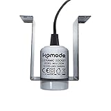 Komodo Ceramic Lamp Fixture and Mounting Bracket for Reptile Enclosures Durable Mountable Heat Resistant Basking Light Bulb Indoor Habitat Lighting