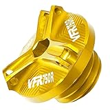 YIJIEBAO CNC M20*2.5 Motorcycle Engine Oil Filter Cup Plug Cover Screw Fit For VFR750R VFR750 VFR 750 R 1986-1998 1987 1988 1989 1990 Accessories(Gold)