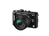Panasonic Lumix DMC-GF1 Digital Camera 12.1MP Micro Four-Thirds Interchangeable G Vario 14-45mm Lens Black (Renewed)