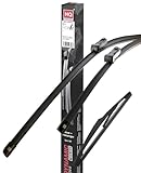 HQ Automotive Wiper Blades for Citroen C4 Picasso, (Mk2) (2013-2016) Front Rear Kit, Adr03-234|Hq14B