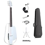 NEXG 2 Carbon Fiber Guitar Sets - 38 Inch White Acoustic Guitar for Adults & Children