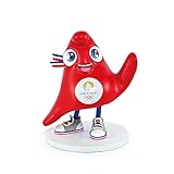 Doudou et Compagnie - Licence JO Paris 2024 Mascot Olympic and Paralympic Games - OLY figurine 14.5 cm, JO2507, red, 14.5