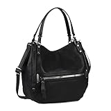 Gladdon Hobo Bags for Women, Ladies Multi Pockets Top Handle Handbags, Vintage Cross-body Shoulder Satchel, Soft Leather Messenger Purse