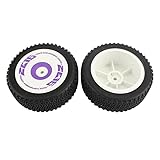misppro 2PCS RC 124019-1826 72mm Front Tyre Tires Wheel Rim for WLTOYS 124019 1/12 RC Car Truggy Truck