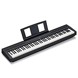 YAMAHA P-45B Digital Piano - Light and Portable Piano for Hobbyists and Beginners, in Black