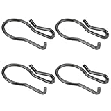 ECSiNG 4Pcs Electronic Exhaust Flap Control Valve Actuator Clip Spring Fixed Bow Clamp 18307620323 Compatible with BMW 2/3 Series X5 X6 I8