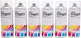 Steyer 6 X Ford Transit Van/Pick-up/Tipper/Crew-cab/Flat-bed Frozen White Aerosol Spray Paint Colour Code ZVTA Super Gloss Hard-wearing Finish