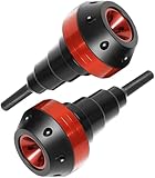 ZXZFDC 2pcs Motorcycle Frame Sliders for Triumph Sprint GT 2011-2016, Aluminum Alloy Anti Crash Protector Falling Protector,A RED