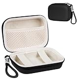 Ainiv Digital Camera Case, Small Camera Case, Compact Camera Pouch for Sony, Casio, Canon, Panasonic, Travel Cameras Storage Holder for Accessories SD Card (Black)