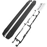 Heavy Duty Side Steps All Black - 300kg Max Load Weight Full Instructions (Touareg 2010-2018)