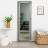 Melody Maison Tall Silver Ornate Mirror 47cm x 142cm