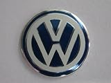 1x Blue VW Volkswagen Replacement CAR Key FOB Logo Badge Size 15MM Emblem Golf Passat Polo Lupo