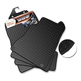 Fully Tailored Car Mats to fit Alfa Romeo Junior 2023-onwards 4 Piece Set - Black Carpet - Black Trim - 20-6729 (3mm Penny Rubber)