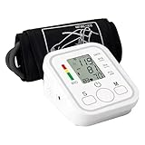 IndoTeam Blood Pressure Monitors Large Cuff Size 22cm to 36cm - Blood Pressure Machine with Cuff for Upper Arm - Heart Rate Hypertension Monitor for Home Use - Blood-Pressure Monitor with LCD Display