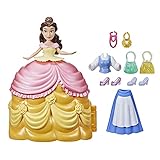 Hasbro Disney Princess Secret Styles Fashion Surprise Belle Mini Doll Playset with Clothes and Accessories for Girls Ages 4+
